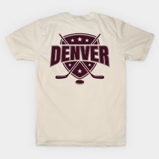 DENVER ICE HOCKEY | 2 SIDED T-Shirt